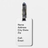 RMS Titanic Boarding Passes Gepäckanhänger (Rückseite vertikal)