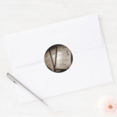 RMS Titanic Boarding Passes Runder Aufkleber (Umschlag)