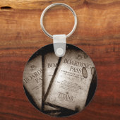 RMS Titanic Boarding Passes Schlüsselanhänger (Vorderseite)
