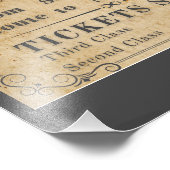 RMS TITANIC BOARDING-WERBUNG FOTODRUCK (Ecke)