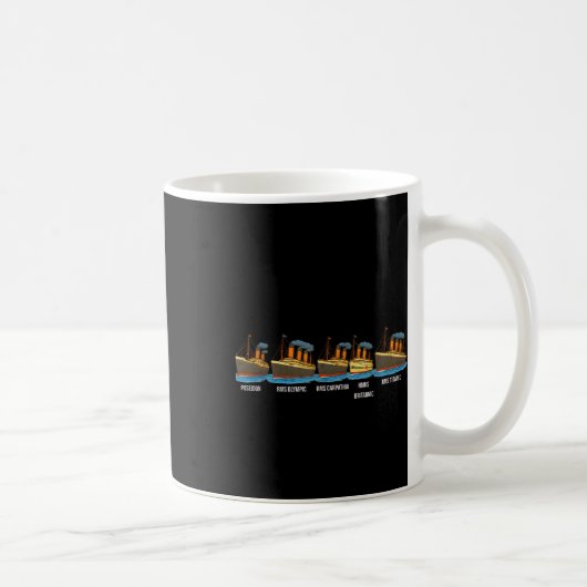 Rms Titanic Britannic Poseidon Carpathia Famous Sh Kaffeetasse (Rechts)