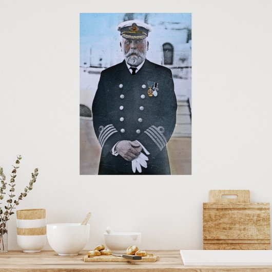 RMS Titanic Captain Edward J. Smith Poster (Küche)