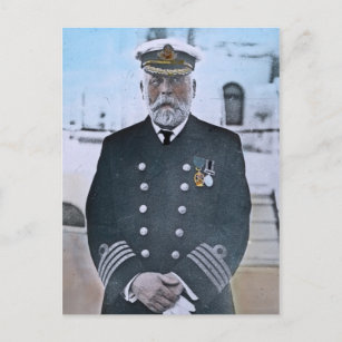 RMS Titanic Captain Edward J. Smith Postkarte