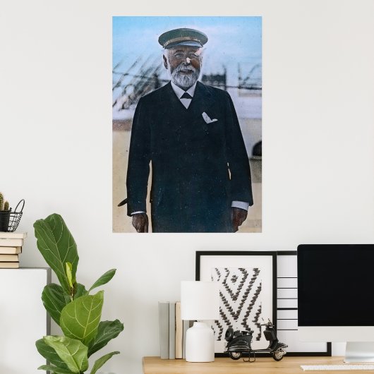 RMS Titanic Captain Edward John Smith Poster (Heimbüro)
