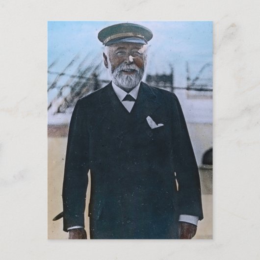 RMS Titanic Captain Edward Smith Vintag Postkarte (Vorderseite)