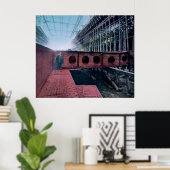 RMS Titanic Construction in Belfast Irland Poster (Heimbüro)