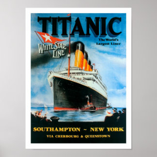 RMS Titanic - das größte Liner-Jahrhundert der Wel Poster