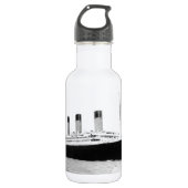RMS Titanic Edelstahlflasche (Vorderseite)