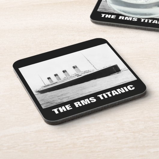 RMS Titanic Fahrgastfährschiff Getränkeuntersetzer (Linke Seite)