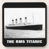 RMS Titanic Fahrgastfährschiff Getränkeuntersetzer (Vorderseite)