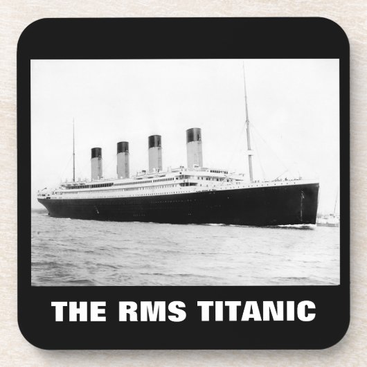 RMS Titanic Fahrgastfährschiff Getränkeuntersetzer (Vorderseite)
