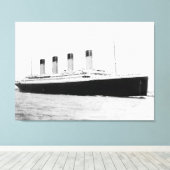 RMS Titanic Fahrgastfährschiff Leinwanddruck (Insitu (Holzboden))