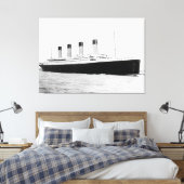 RMS Titanic Fahrgastfährschiff Leinwanddruck (Insitu (Schlafzimmer))