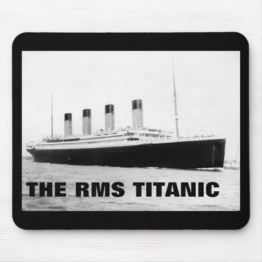 RMS Titanic Fahrgastfährschiff Mousepad (Vorne)