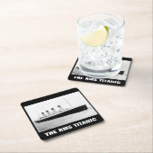 RMS Titanic Fahrgastfährschiff Rechteckiger Pappuntersetzer (Vor Ort)