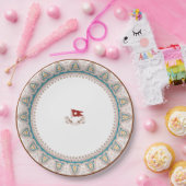 RMS Titanic First Class China Pattern Plate Pappteller (Party)