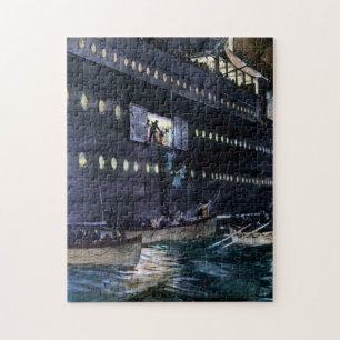 RMS Titanic Flucht zu den Rettungsbooten schnell! Puzzle