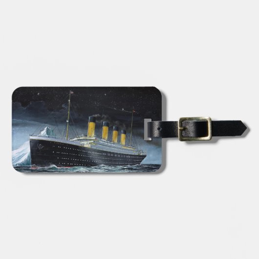 RMS Titanic Gepäckanhänger (Vorderseite horizontal)