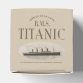 RMS Titanic Ghost Ship Sepia Classic 2x2 Gefälligk Geschenkschachtel (Oben)