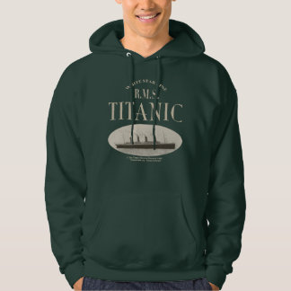 RMS Titanic Ghost Ship Sepia Hoodie