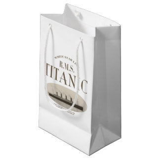 RMS Titanic Ghost Ship Sepia kleine Geschenktasche Geschenktüte