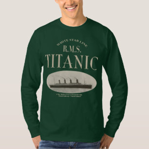 RMS Titanic Ghost Ship Sepia Long Sleeve T - Shirt