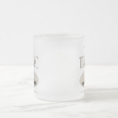 RMS Titanic Ghost Ship Sepia Mattiert Glass Tasse (Mittel)