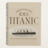 RMS Titanic Ghost Ship Sepia Planer (Vorderseite)