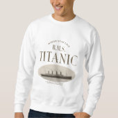 RMS Titanic Ghost Ship Sepia Sweatshirt (Vorderseite)