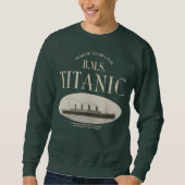 RMS Titanic Ghost Ship Sepia Sweatshirt (Vorderseite)