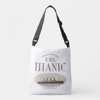 RMS Titanic Ghost Ship Sepia/White Crossbody Bag Tragetaschen Mit Langen Trägern