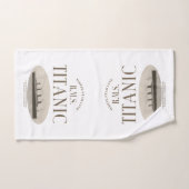 RMS Titanic Ghost Ship Sepia/White Handtuch (Handtuch)