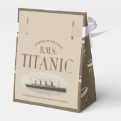 RMS Titanic Ghost Ship Sepia Zent Gefälligkeitsbox Geschenkschachtel (Rückseite)