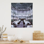 RMS Titanic Grand Dining Room Luxus Poster (Küche)