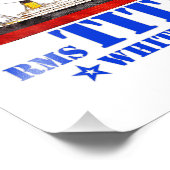 RMS Titanic Illustration - White Star Line 1912 Fotodruck (Ecke)