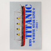 RMS Titanic Illustration - White Star Line 1912 Puzzle (Vertikal)