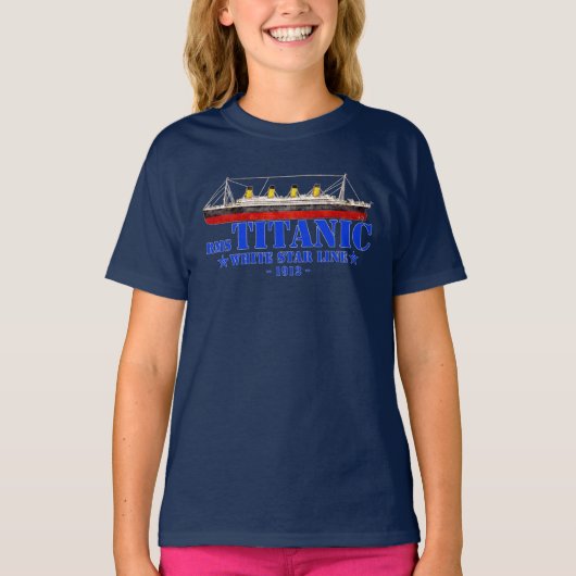 RMS Titanic Illustration - White Star Line 1912 T-Shirt (Vorderseite)