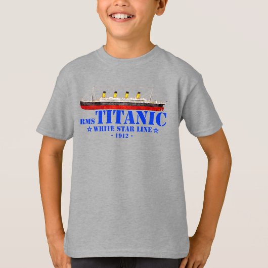 RMS Titanic Illustration - White Star Line 1912 T-Shirt (Vorderseite)