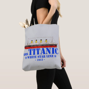 RMS Titanic Illustration - White Star Line 1912 Tasche