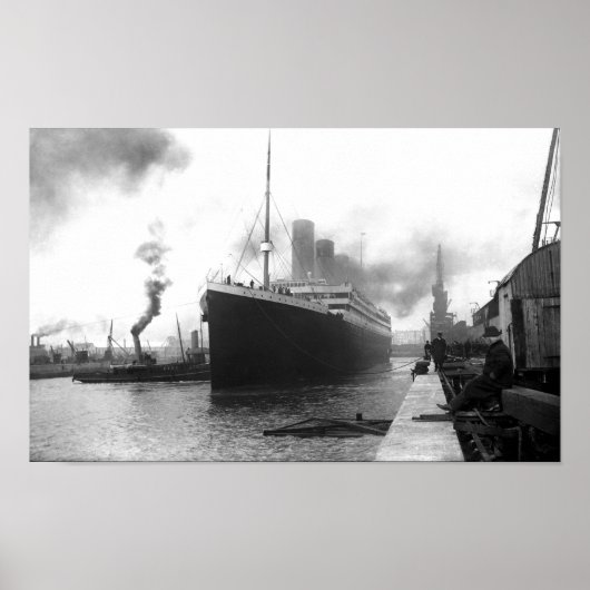 RMS Titanic in Southampton - 1912 Poster (Vorne)
