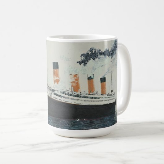 RMS Titanic Kaffeetasse (VorderseiteRechts)