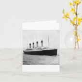 RMS Titanic Karte (Gelbe Blume)