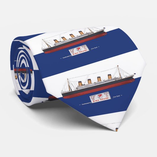 RMS Titanic Krawatte (Gerollt)