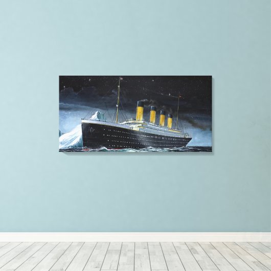 RMS Titanic Leinwanddruck (Insitu (Holzboden))