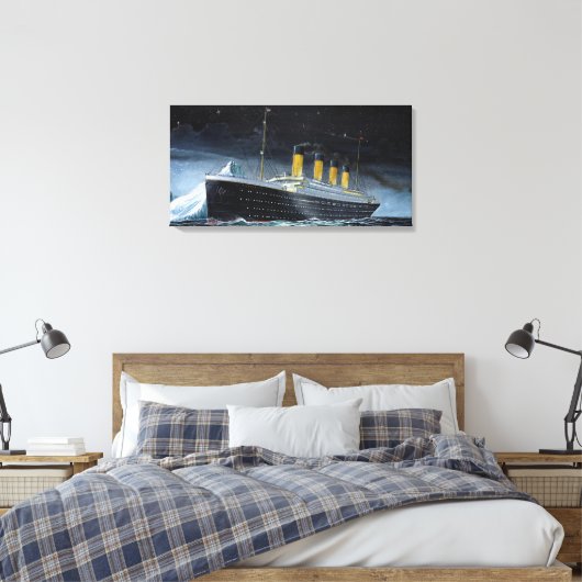 RMS Titanic Leinwanddruck (Insitu (Schlafzimmer))