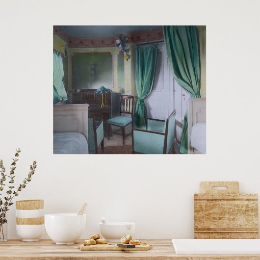 RMS Titanic Oberklasse Kabine Luxus Poster (Küche)