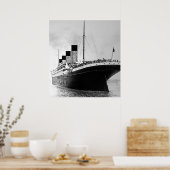 RMS Titanic Outbound Poster (Küche)