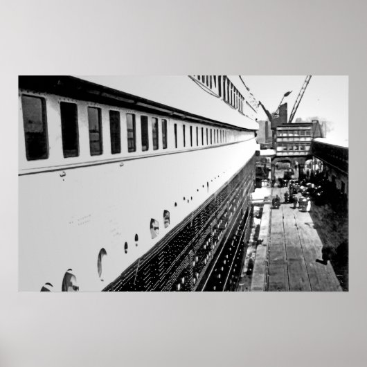 RMS Titanic: Passagiere Embark Poster (Vorne)