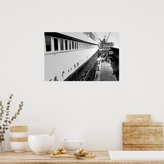 RMS Titanic: Passagiere Embark Poster (Küche)
