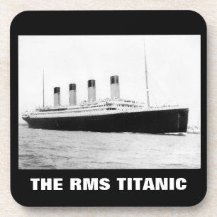 RMS Titanic Passagierschiff Getränkeuntersetzer